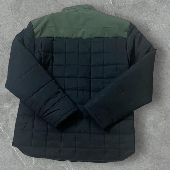 Men’s Nomad Full Zip Puffer Winter Jacket Olive/Black Size Large - Picture 2 of 4